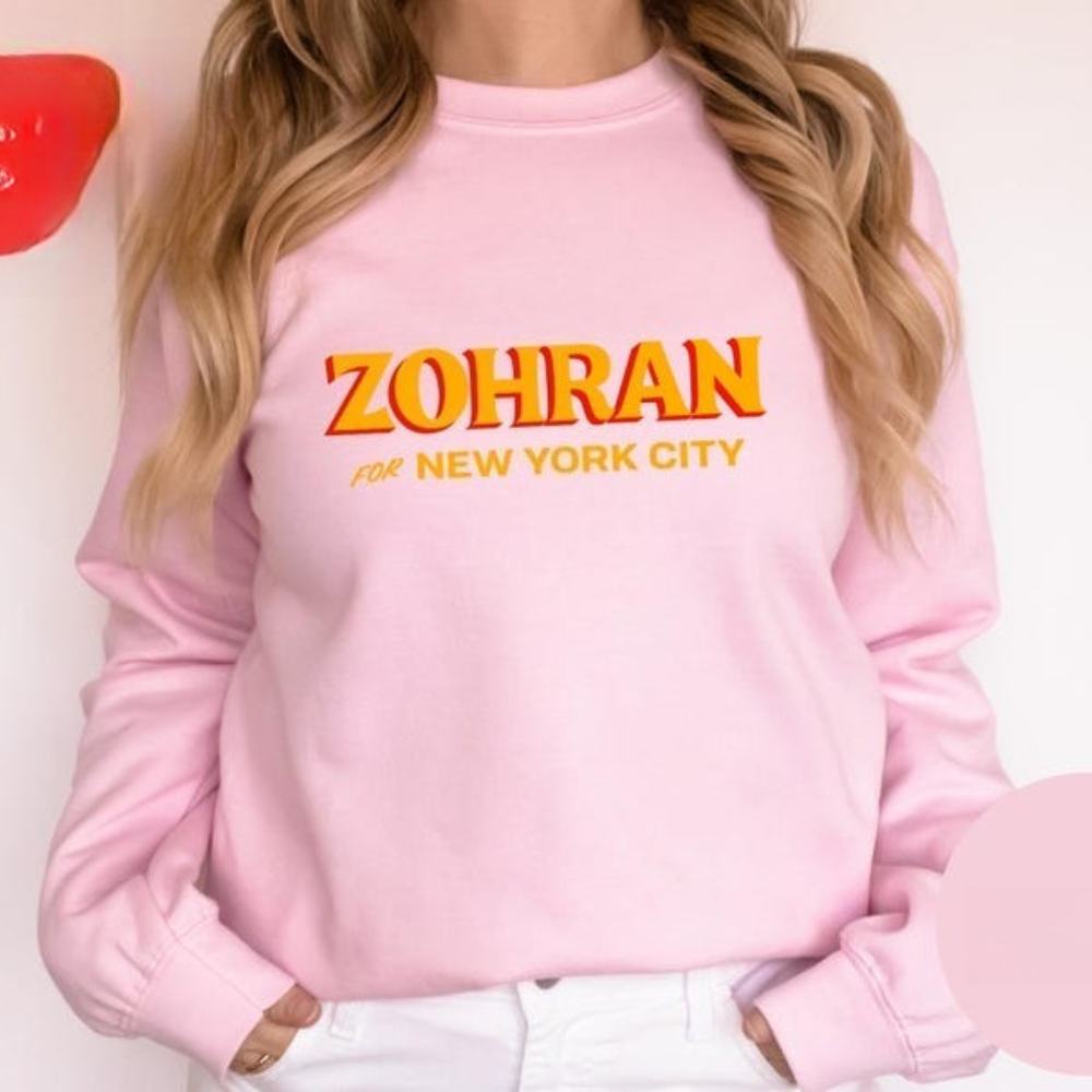 Winter Clothing In New York City - Bluza z nadrukiem: Mayor Mamdani, pierwszy