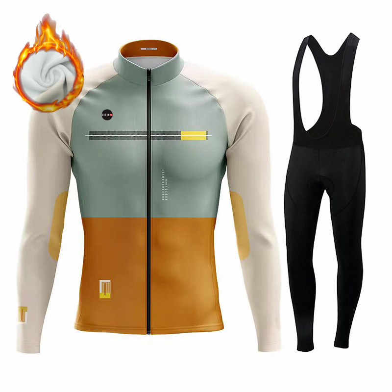 Winter Clothing Men Sale - Gobikful zimowy zestaw koszulek rowerowych termiczny
