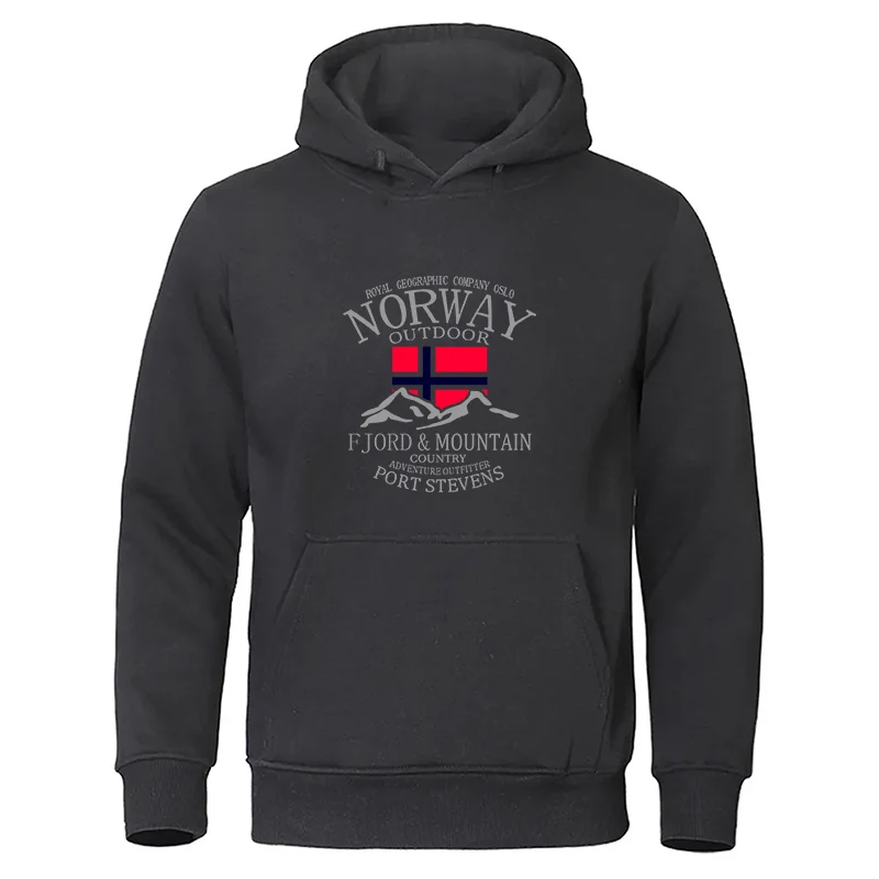 Winter Clothing Norway - Męskie bluzy z kapturem Norwegia Fjord
