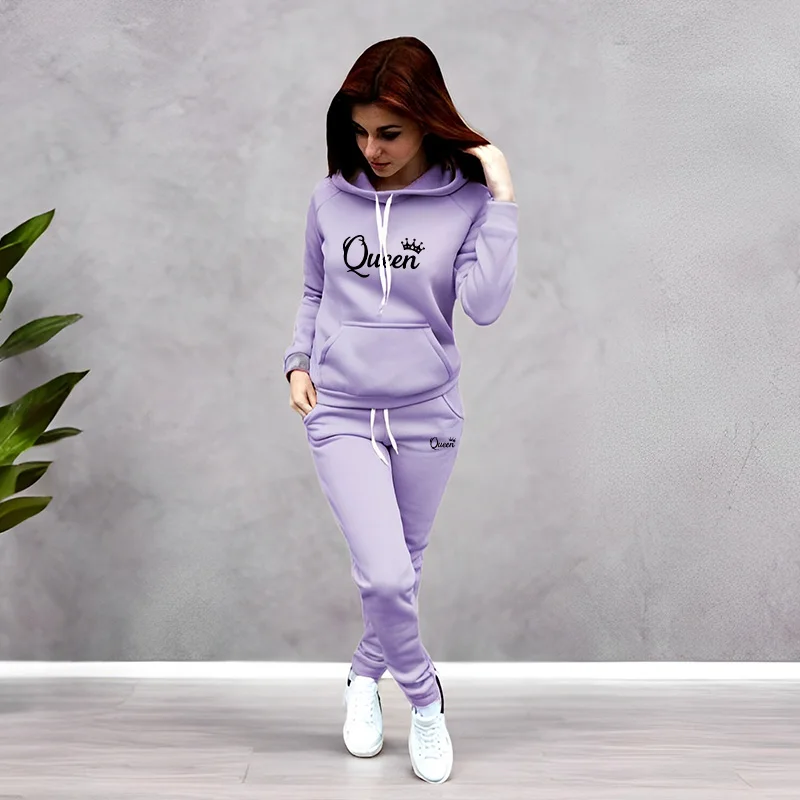 Winter Clothing For - Damski dres z nadrukiem królowej, bluzy