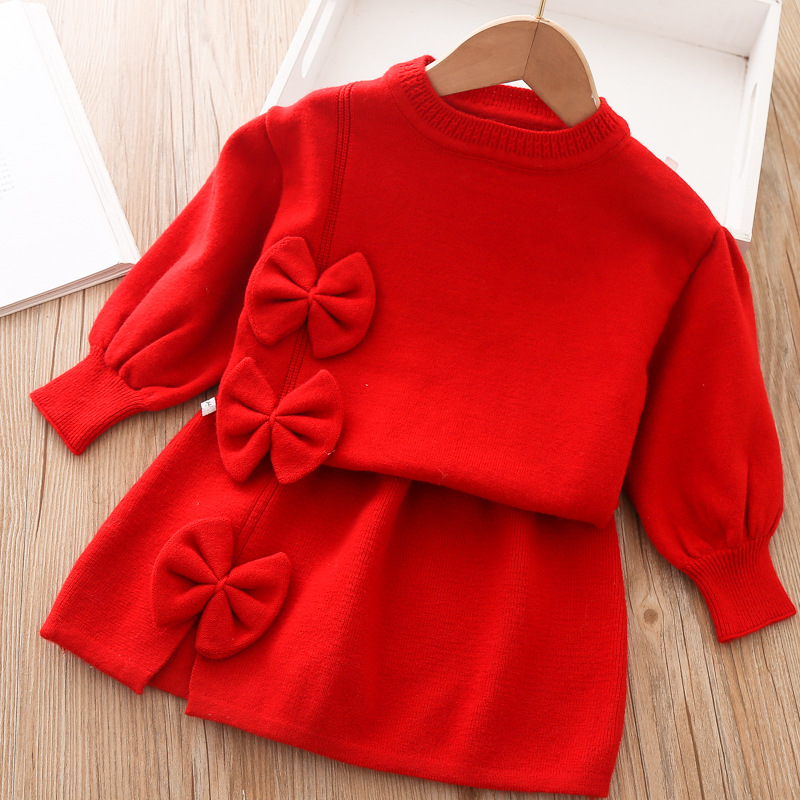 Winter Clothing That Starts With O - Zestaw ubrań dla dziewczynek, 2-częściowy komplet: