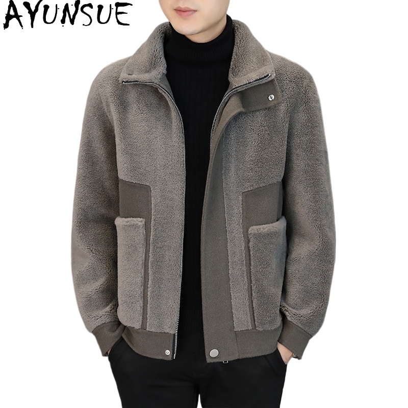 Winter Clothing Korean - AYUNSUE Zimowe płaszcze męskie ze 100%