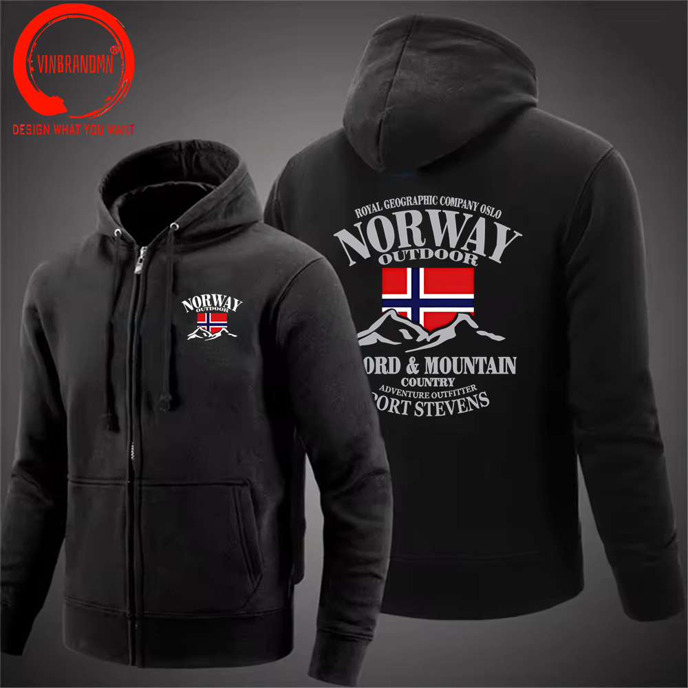 Winter Clothing Norway - Norskie Fjordy Moda Wysokiej Jakości Bluzy