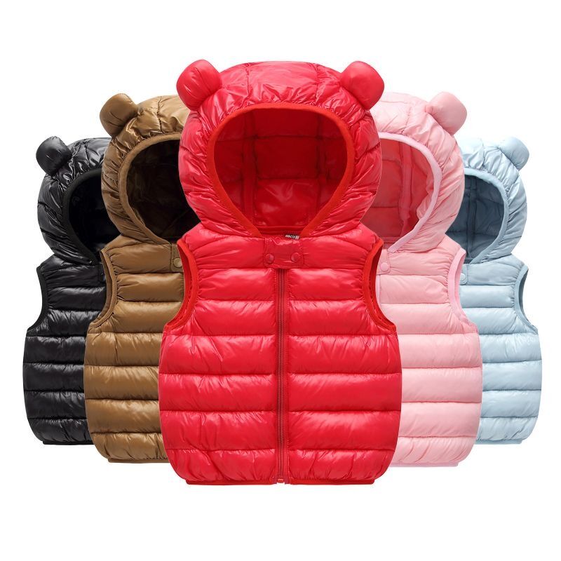 Winter Clothing 1 Year Old - Nowa chłopięca dziewczęca ciepła kamizelka puchowa
