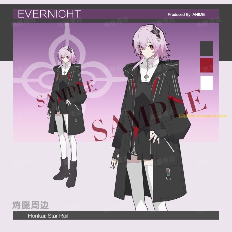 Winter Wear Clothes - Kostium Cosplay Evernight Honkai: Star Rail