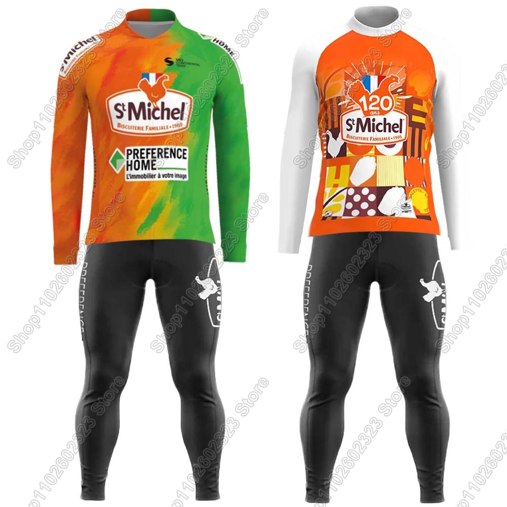 Winter Clothing Men Sale - Zestaw kolarski St Michel Team 2025,