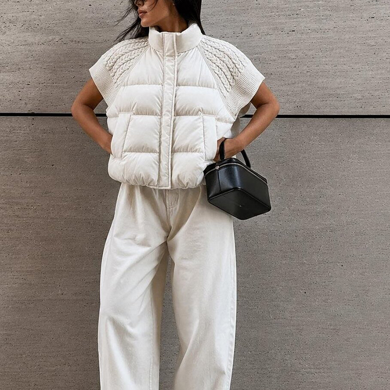 Damska elegancka krótka kamize – Padded Vest Gilet recenzja i cena