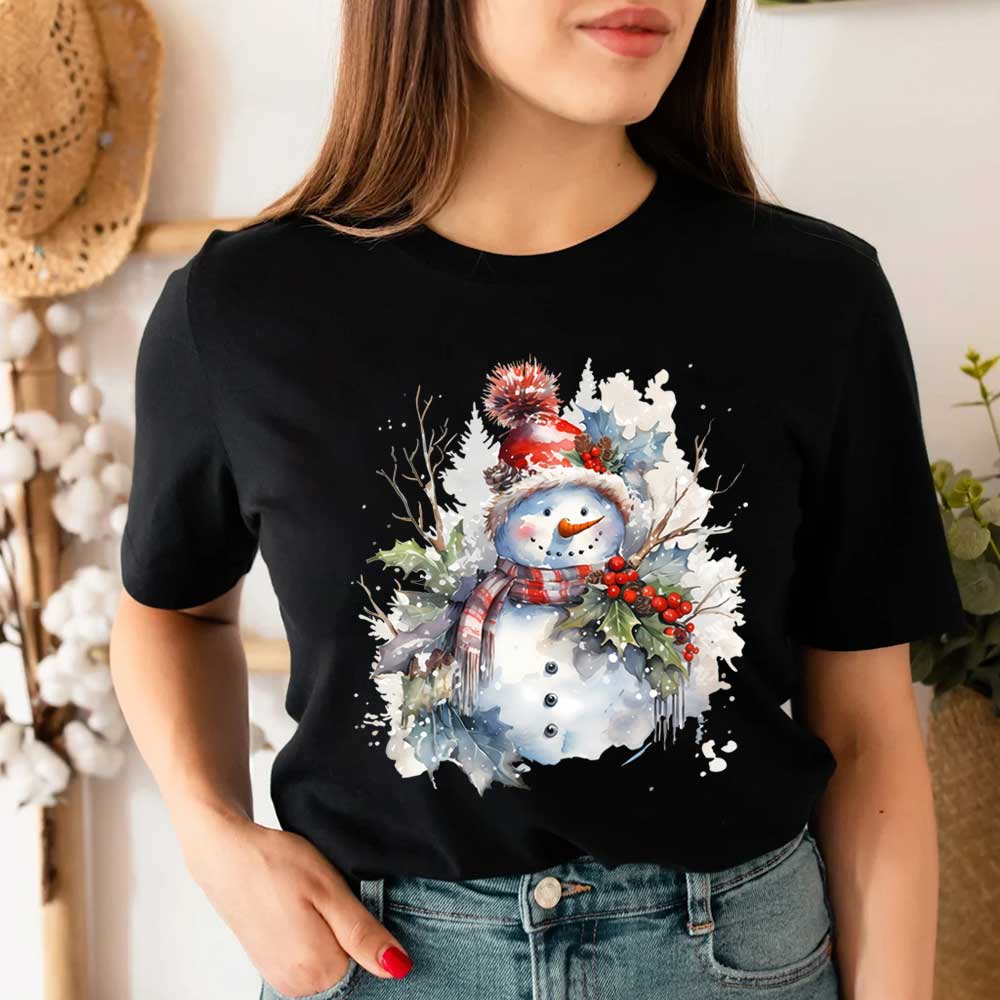Śliczny wzór bałwana naprasowa – Winter Clothing Pictures recenzja i cena