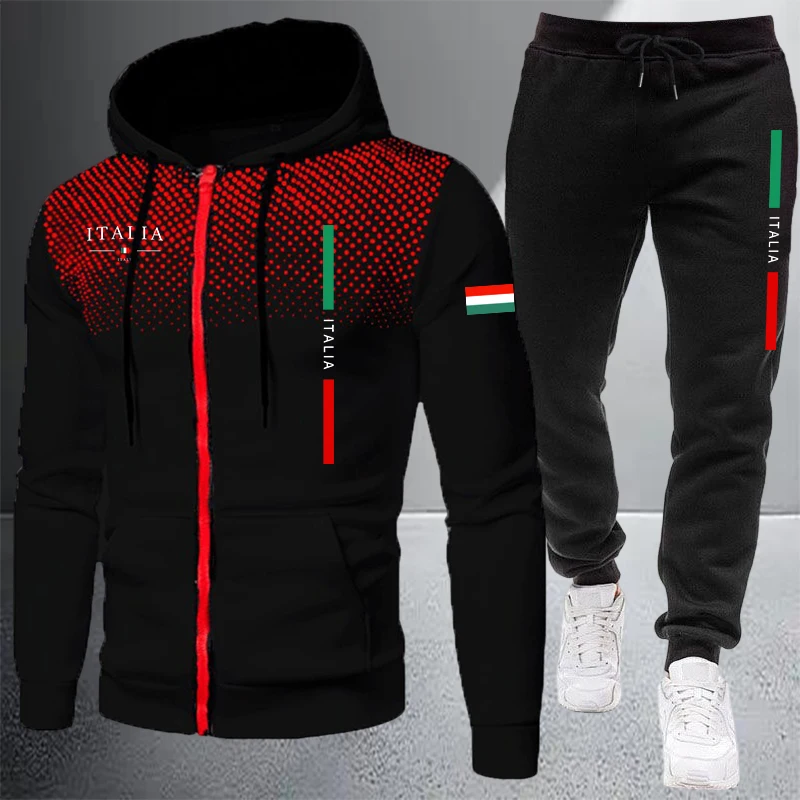 Męski dres sportowy z kapturem – Winter Clothing Equipment recenzja i cena