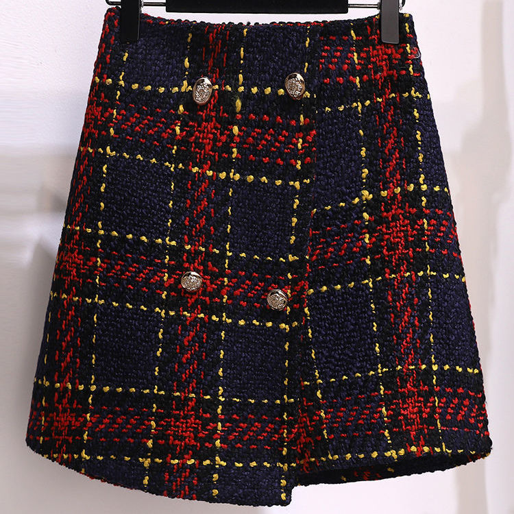 Kobiety Zimowy Vintage Tweed K – Winter Clothing Korean recenzja i cena