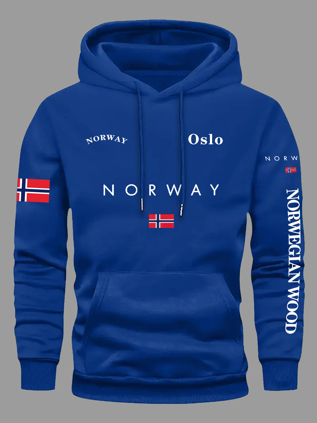 Bluzy z flagą NORWEGII Męskie  – Winter Clothing Norway recenzja i cena