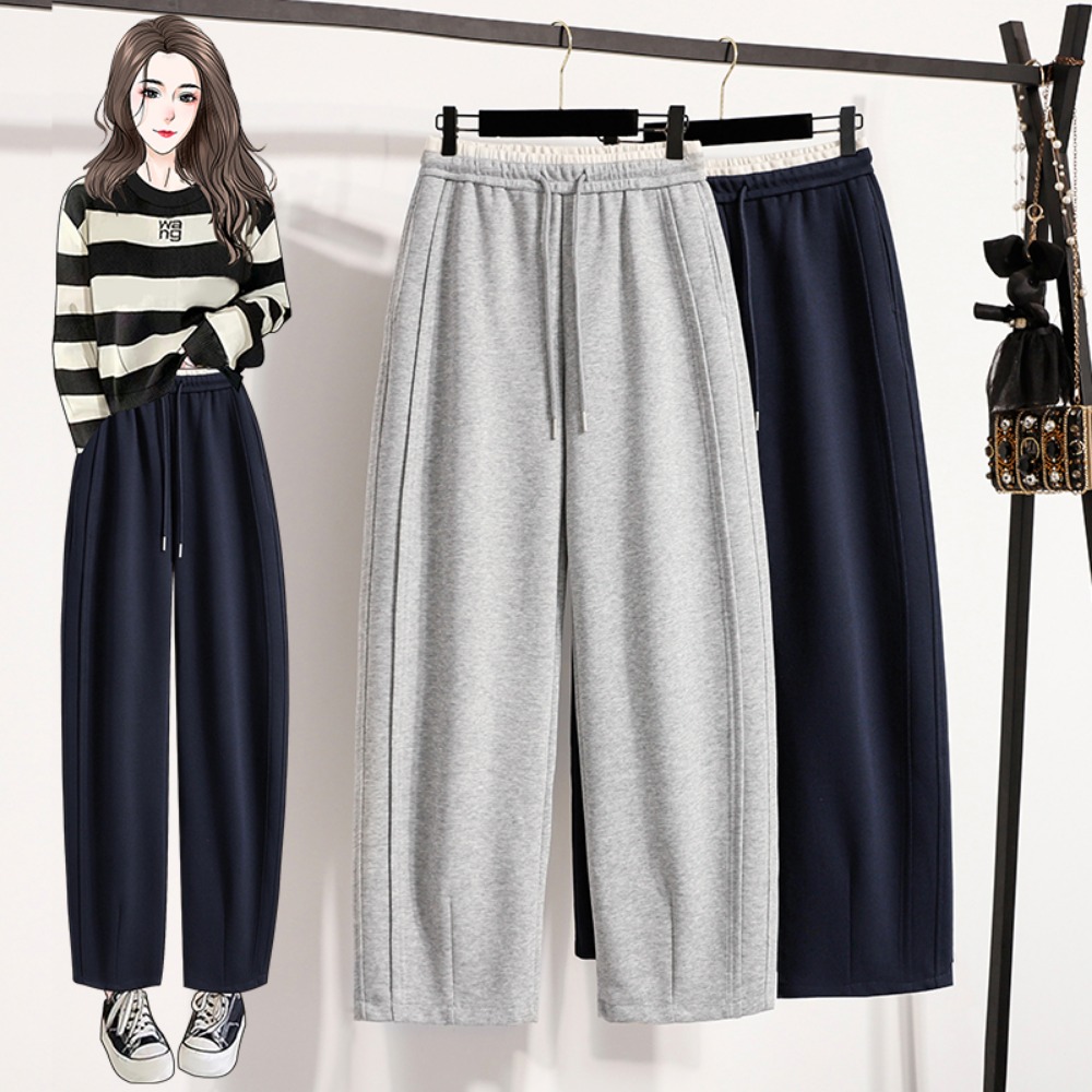 Spodnie o prostym kroju z wyso – Winter Clothing Korean recenzja i cena