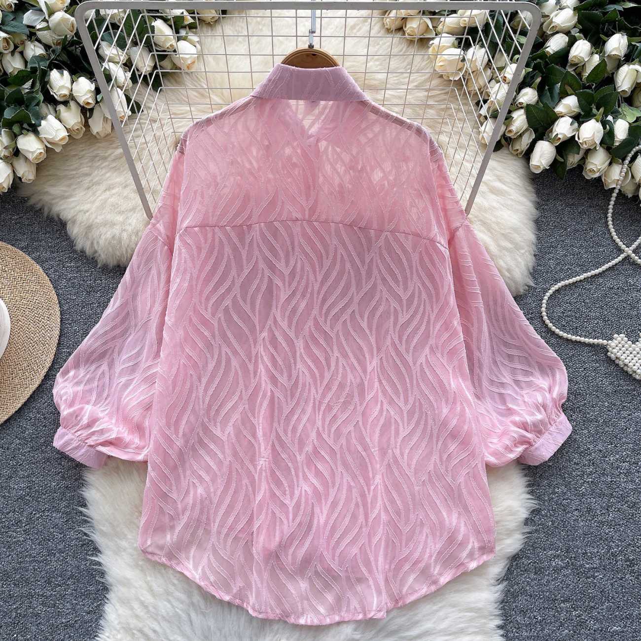 Damska błyszcząca koszula z gu – Winter Clothing Korean recenzja i cena