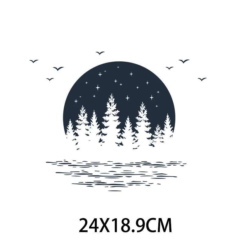 Księżyc Zimowy Las Zachód Słoń – Winter Clothing Pictures recenzja i cena