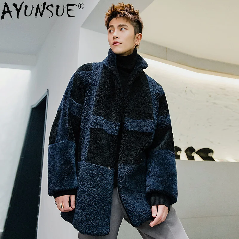 AYUNSUE 2025 Odzież męska Kurt – Winter Clothing Korean recenzja i cena