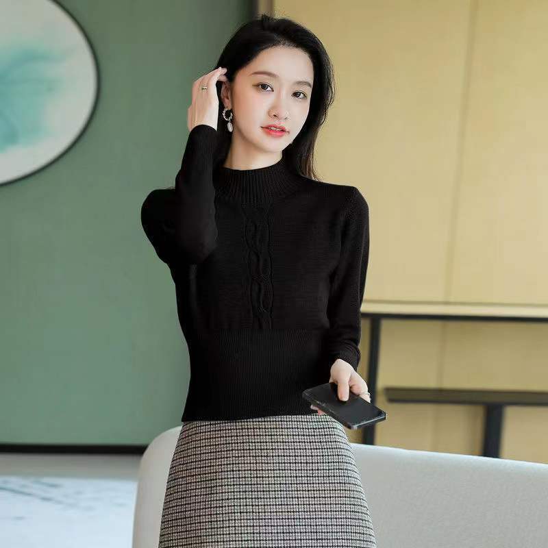Modne bluzki damskie z kołnier – Winter Clothing Korean recenzja i cena