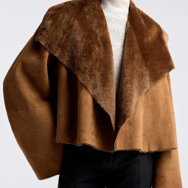 Damska kurtka z imitacji zamsz – Winter Clothing Pictures recenzja i cena