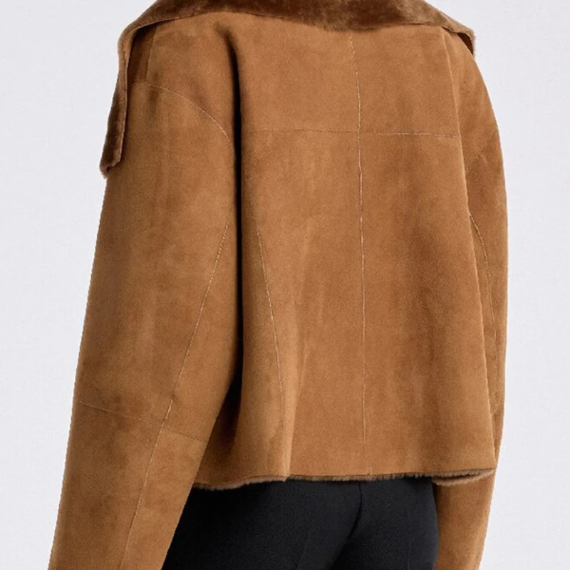Damska kurtka z imitacji zamsz – Winter Clothing Pictures recenzja i cena