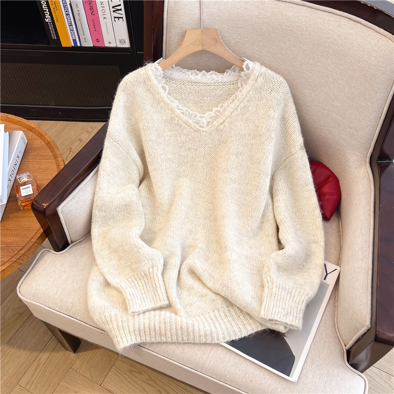 Damski jesienno-zimowy koronko – Winter Clothing Korean recenzja i cena