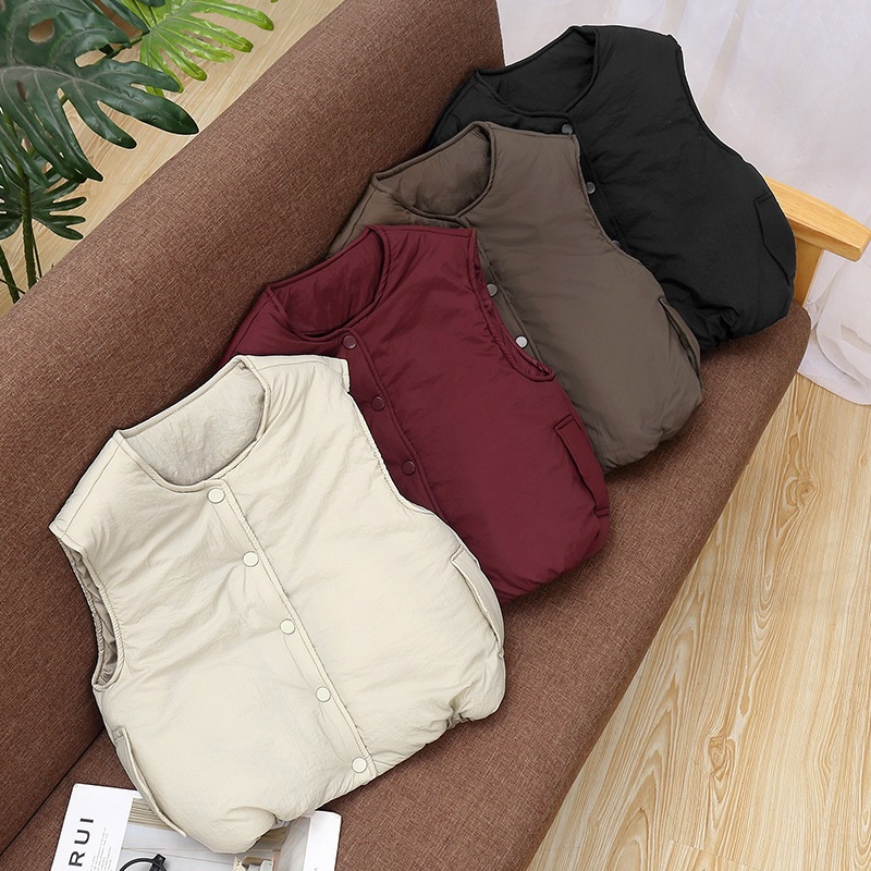 Kamizelka z okrągłym dekoltem  – Padded Vest Gilet recenzja i cena
