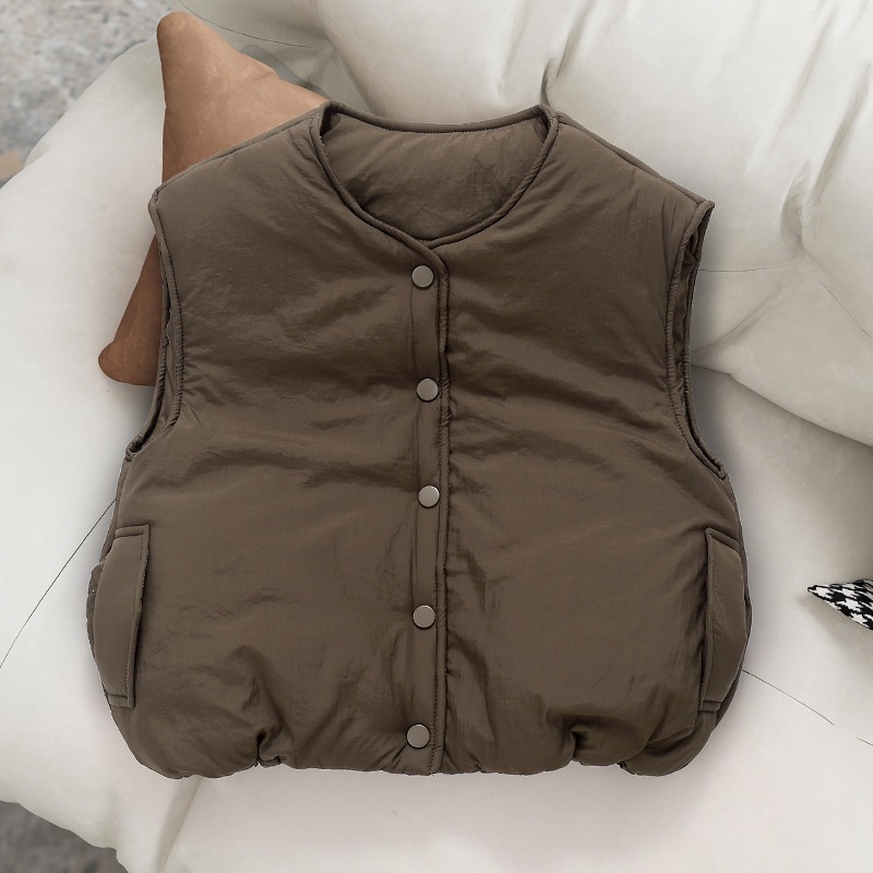 Kamizelka z okrągłym dekoltem  – Padded Vest Gilet recenzja i cena
