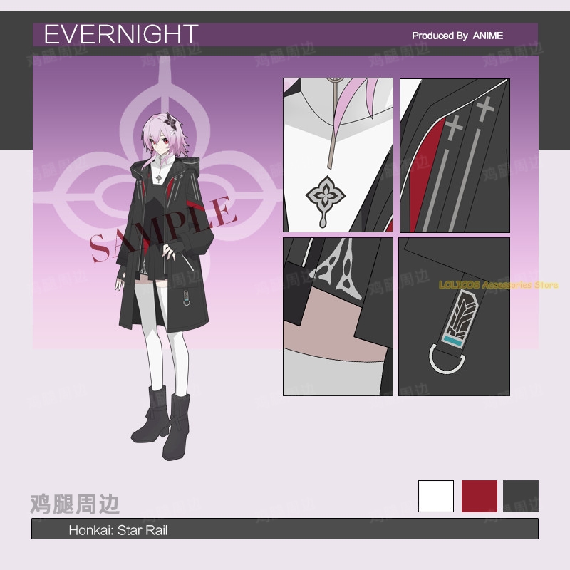 Kostium Cosplay Evernight Honk – Winter Wear Clothes recenzja i cena